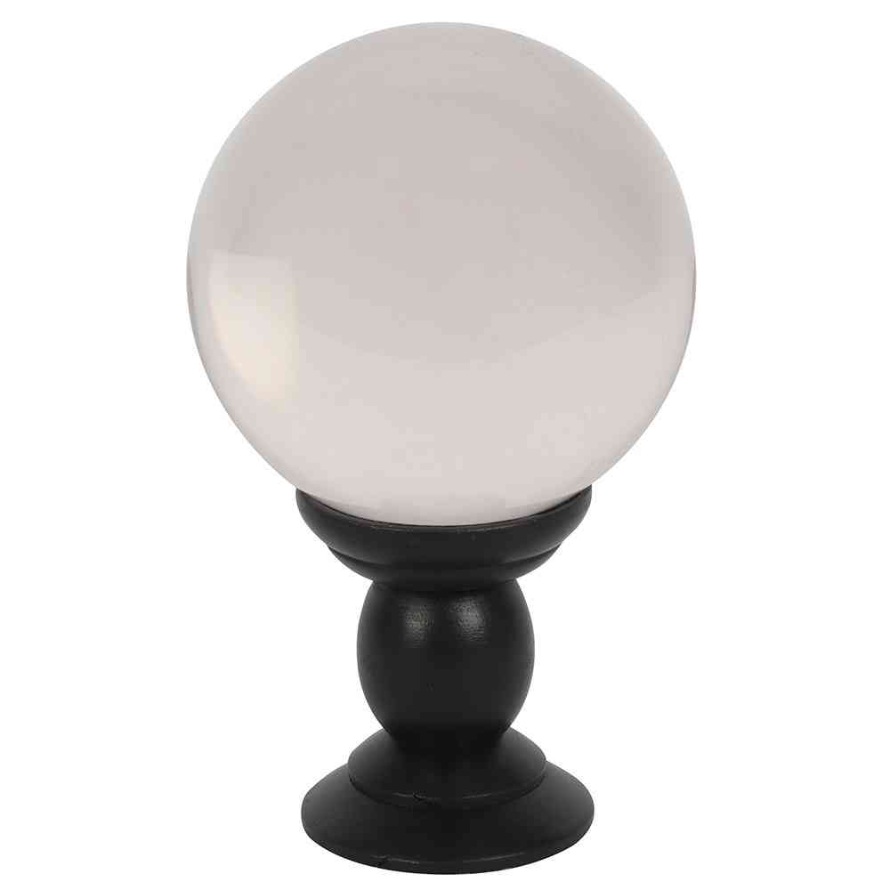 Something Different - Clear Large on Wooden Stand Crystal ball - Transparent